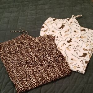 Mixit Leopard Print Pajama Pants Set Of 2. Nwot